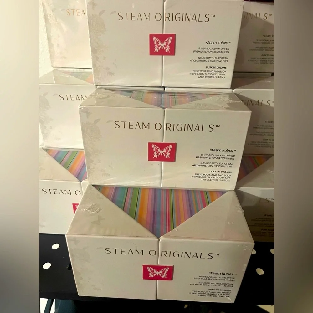 Pink Steam Kubes Shower Steamers - Relax & De-Stress